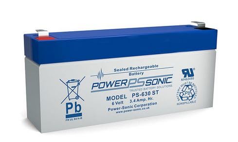Batería de 6,0 voltios PS-630ST original y recargable de 3,0 Ah