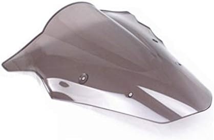 Double Bubble Windshield Windscreen For Kawasaki Ninja 650 ER-6F EX-6 2012-2016 (Smoke)