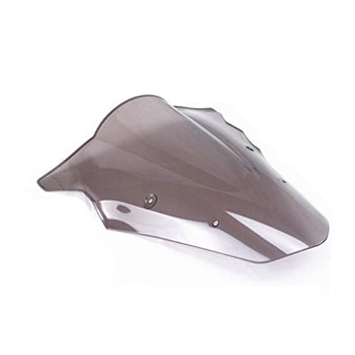 Pare-Brise Double Bulle Noir Pour Kawasaki Ninja 650 ER-6F EX-6 2012-2016 - Protection Haute Qualité
