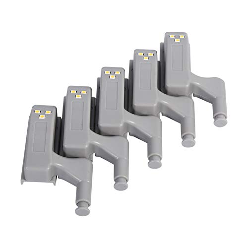 Cabinet Hinge Led Light, Inge Lights, for Cabinets Intelligent Induction Cabinet Hinge Led Sensor Lighting Lamp Cupboard Night Light,Hinge Lights for Cabinets for Kitchen Living Room Bedroom