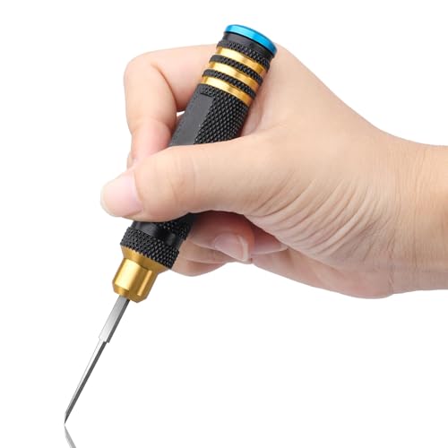 Image of 7-in-1 Scribe Tool Panel Line Scriber Scribing Tools Resin Carved Chisel for Gundam Gunpla Model Kits Carving Cutting -0.1 /0.2 /0.4 /0.6 /0.8 /1.0 /2.0mm Blades