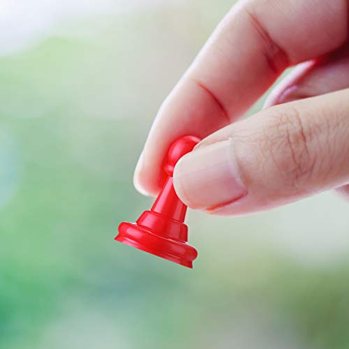 64 Pieces Multicolor Games Pieces For Board Games Plastic Games Pieces, 1 Inch Game Pawns Tabletop Pieces Tabletop Markers Bulk #TOP1