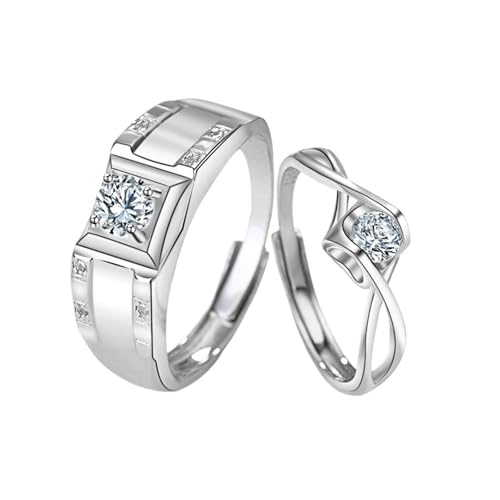 Bague homme fiancaille argent ajustable et personnalisable en argent massif 925