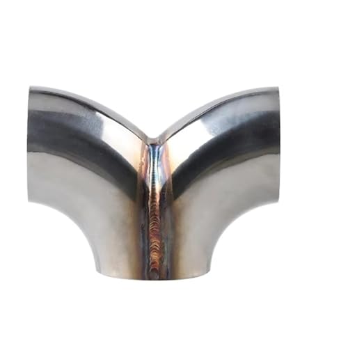 Tuyau de connexion embout echappement 51mm avec adaptateur coupleur en Y auto