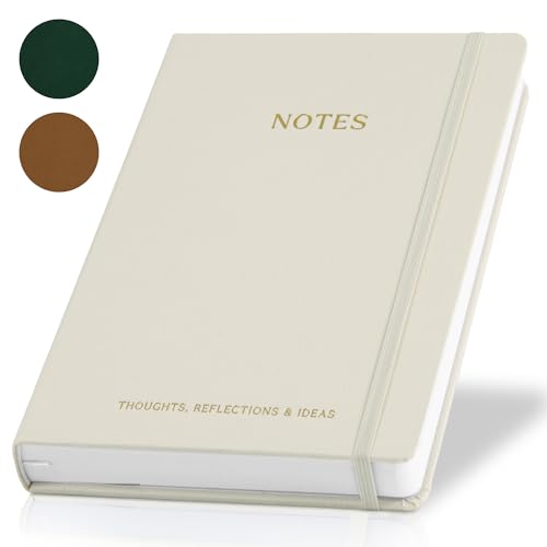 ZICOTO-Aesthetic-Thick-Notebook-Journal-For-Women-7-x-10-Modern-Linen-Hardcover-Note-Book-With-300-Lined-Pages-Perfect-For-Writing-And-Staying-Organized-at-Work-or-School
