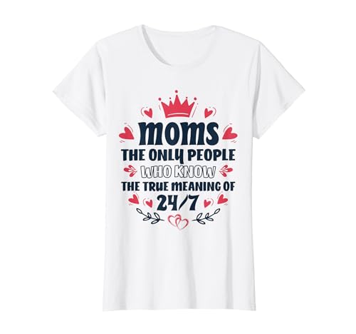 Divertente Mamma Moglie Mamma Vita Mamma Festa della Mamma Maglietta