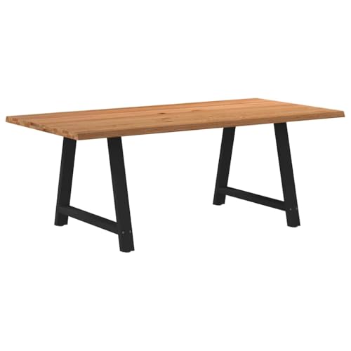 vidaXL Esstisch mit Baumkanten 200x100x74 cm Massivholz Eiche Rechteck, Küchentisch, Restauranttisch, Tisch Restaurant, Esszimmertisch, Bistrotisch vidaXL Esstisch mit Baumkanten 200x100x74 cm Massivholz Eiche Rechteck, Küchentisch, Restauranttisch, Tisch Restaurant, Esszimmertisch, Bistrotisch