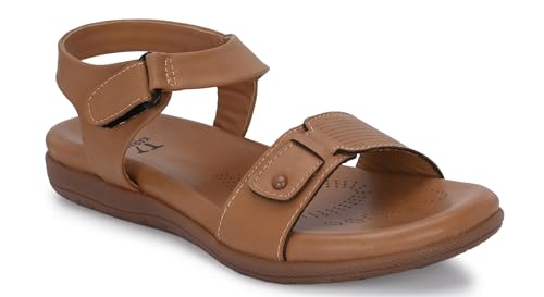 Image of Karaddi Women's Fashion Sandals | Women's Flat Heels | Stylish Ankel Strap Sandal for Ladies