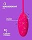 MySecretCase Leise Vibration Eier mit App – Vibro Ei für Paare, Sex Unterwegs, Sexspielzeug G Punkt Frau, Vibrator Fernbedienung Sextoy, Fernsteuerung Mini Paarvibrator (Trillo)