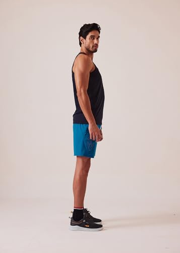 Image of STRCH Men's Gym Tank Top | Regular Fit Sleeveless Activewear Vest | Crew Neck Workout Tank for Gym, Running, Training & Fitness | UV Protection & Anti-Odour