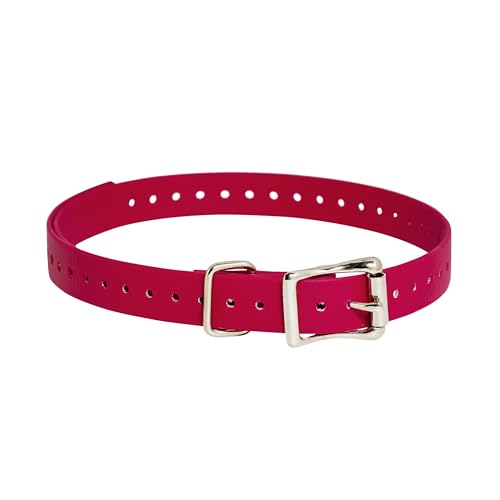 SportDOG 3/4-Inch Collar Strap - Waterproof Replacement Strap for Rugged Outdoor Use - Adjustable Collar with High Visibility - Red