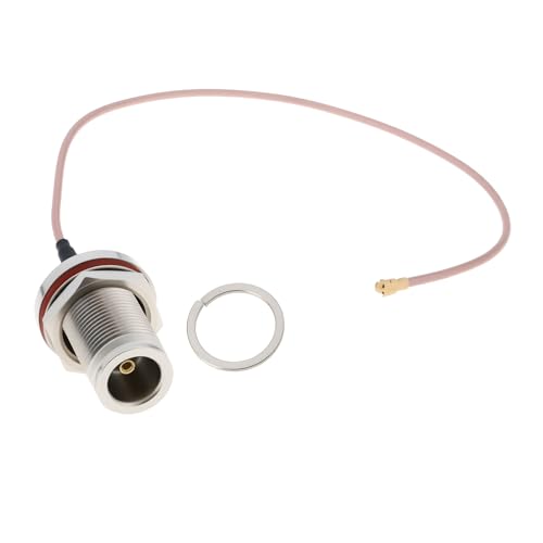 The Lord of the Tools 1x Adaptateur U.FL Mâle vers N Femelle pour Test RF sans Fil équipement de Communication Réseau