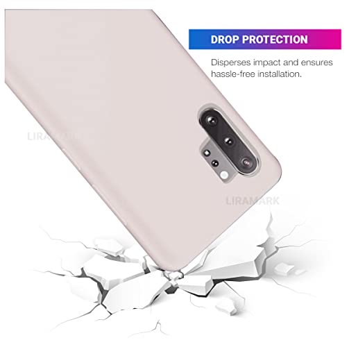 Image of LIRAMARK Liquid Silicone Soft Back Cover Case for Samsung Galaxy Note 10 Plus /Note 10+ (Pink)