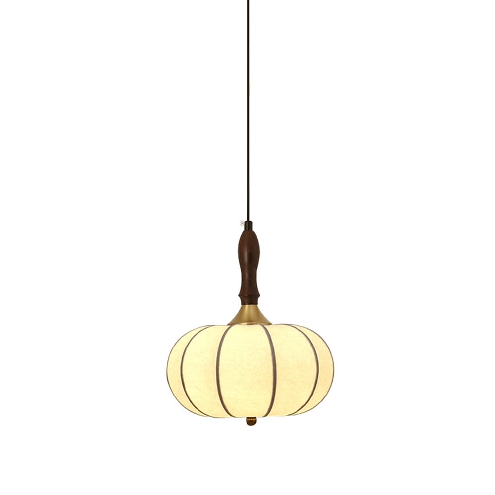 RSZCSMO Medieval 7.9-inch LED Bedroom Bedside Chandelier American Retro Restaurant Porch Fabric Chandelier is Suitable for Bar Cafe Hotel,Lighting Fixture