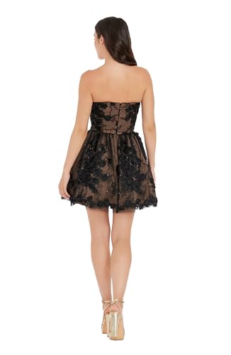 Dress the Population Women's Sasha Fit and Flare Mini Dress3