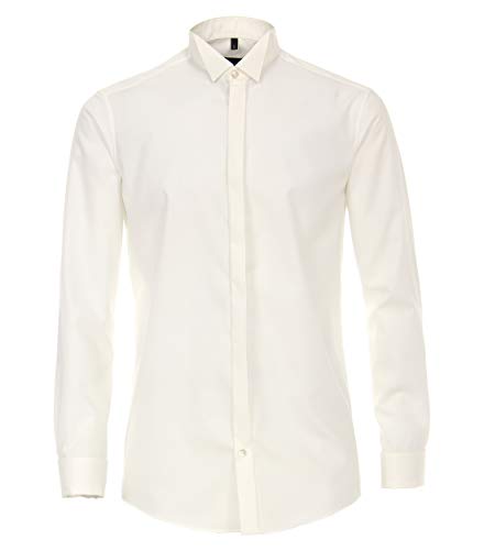 Produktbild Venti Businesshemd Uni Modern Fit Weißbeige 43