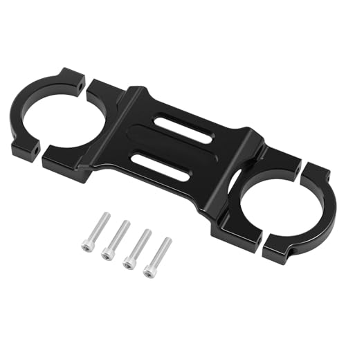 Rigidificateur de fourche Honda XR650L aluminium noir usiné pour suspension stable