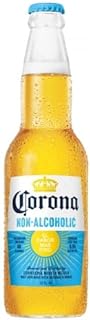 Corona [Pack of 6] Non Alcoholic Beer - Same Crisp and Balanced Taste of Your Favorite Mexican Lager (6 12oz Individual Bottles) NA Beer Non-Alcohol Zero Alcoholic Brew