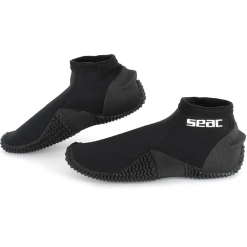 Bottes courtes néoprène SEAC Tropic chaussons de plongée 2mm noir homme femme