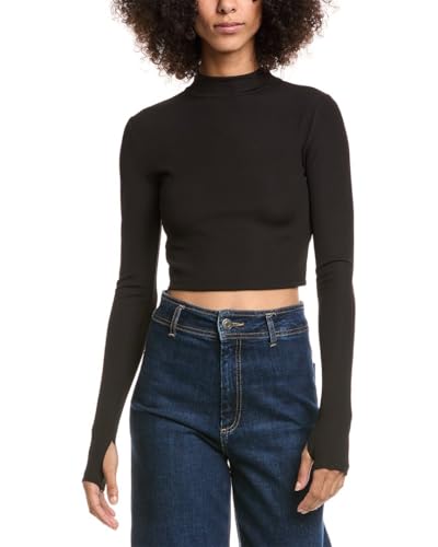 alice + olivia Delaina Crop Top