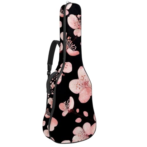 Sac à dos pour guitare léger et fleuri résistant à la pluie urbaine