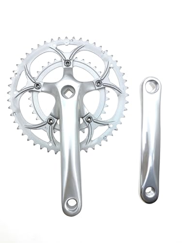 ���[�h�o�C�N �N�����N�Z�b�g 50-34T �`�F�[���z�C�[�� 110 BCD 8/9 �X�s�[�h �_�C�������h�z�[�����]�Ԍ������i(Silver Glossy)