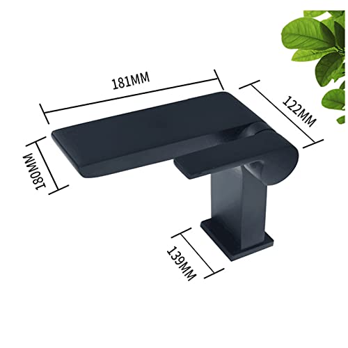 Robinet de lavabo cascade anti éclaboussure à trou unique