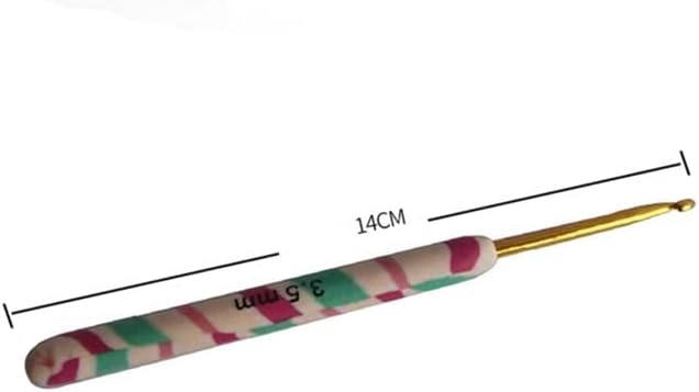 9Pcs Knitting Crochet Tool Set with Soft Handle Aluminum Hook Colorful DIY Manual Crochet Multifunctional Knitting Tool Set - (Color: 9Pcs 2.0-6.0mm)