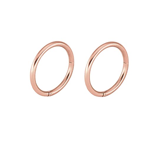 Créoles en acier inoxydable argent noir ou or pour homme et femme en lot de 1 à 5 paires