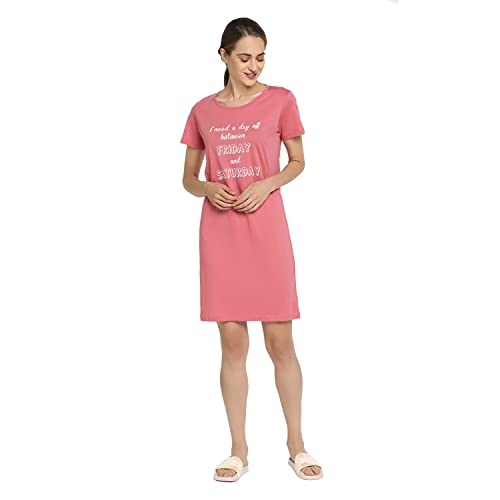 Image of R&B Women's Cotton Sleepwear Regular Night Shirt