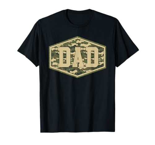 Dad Family Camo Birthday Boy Girl Camouflage Hunting T-Shirt