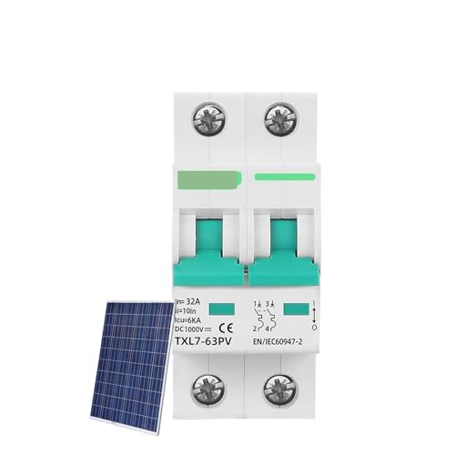Disjoncteur solaire 2P DC pour sécuriser l'alimentation photovoltaïque L7