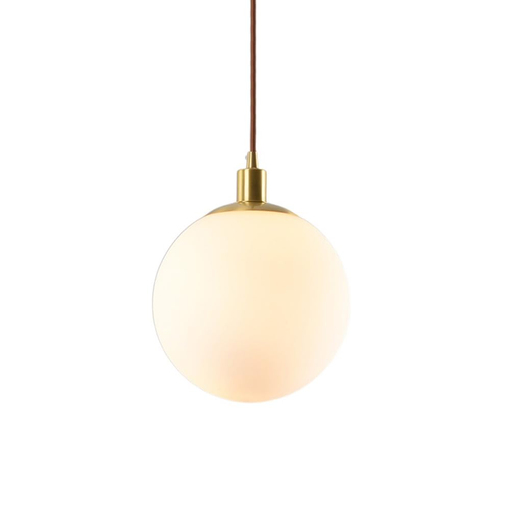 Lámpara Colgante empotrada con portalámparas E27, portalámparas de Metal, Pantalla de Cristal, luminarias de Estilo Creativo, lámpara Colgante para hoteles, restaurantes y cafeterías.