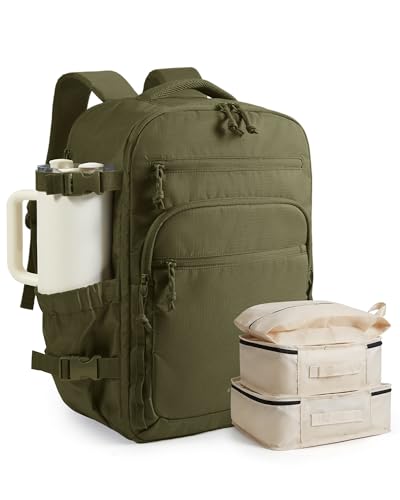 BAGSMART Travel Backpack with Packing Cubes
