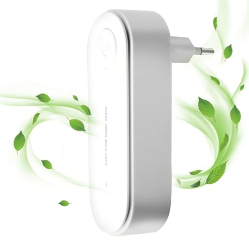 Purificador de Aire Compacto Plug in Purificador de Aire de Iones Negativos Mini Air Purifier sin Filtro para Dormitorio/Casa/Sala de Estar/Sala de Mascotas
