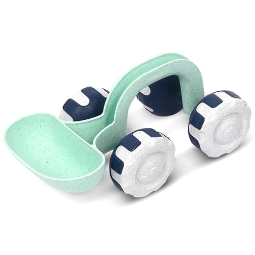 Asweets Beach Sand Toy Shovel Car, Organic Green Plastic Travel Beach Sand Toys for Kids Toddlers, Ideal Gift for Boys and Girls, 11.81\'\'L x 6.10\'\'W x 5.31\'\'H