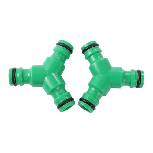 Conector rápido de riego de 16 mm tipo Y manguera de 3 vías de jardín 6