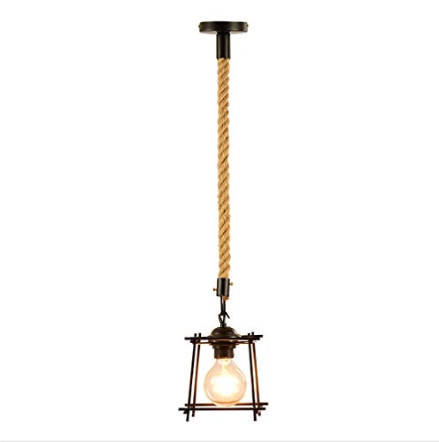 Chandelier vintage en fer forgé blanc E27 avec cordon ajustable pour loft