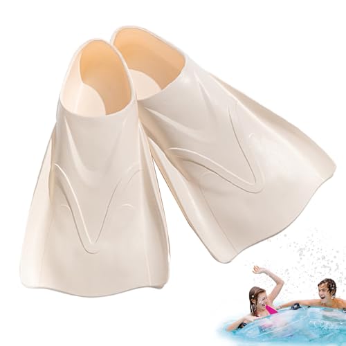 Aletas de Natación | Aletas de Piscina Cortas - Aletas Cortas Antideslizantes Flotantes para Entrenamiento Diario y Competición
