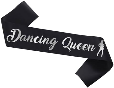Hot Pink Dancing Queen Sash Bachelorette Party Sashes for Bridal Shower Birthday Sash for Women Funny Party Favors Decorations image 5