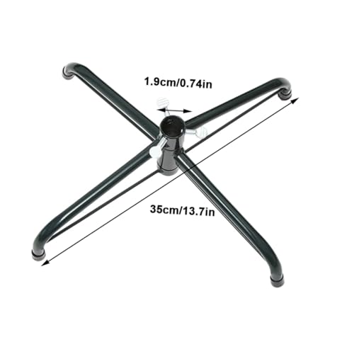Base de árbol de Navidad metálica duradera Cabilock con soporte resistente para salones grandes 3
