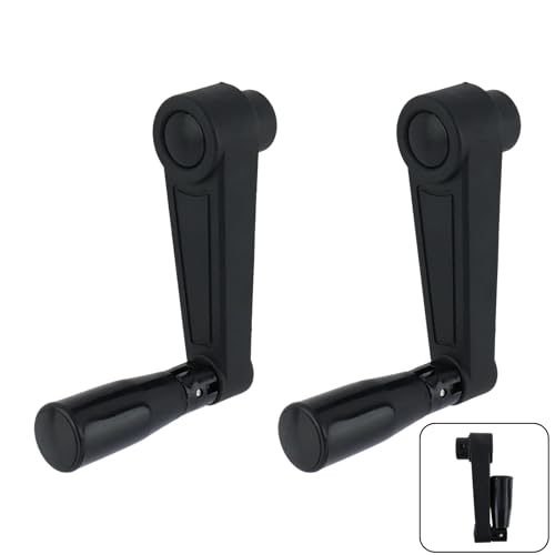 Image of 2 Set 4.09 Inch Nylon Crank Handle for Industrial Machine Tools