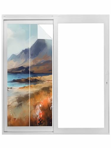 Película decorativa de privacidad para ventanas, 24x59in miniatura 1