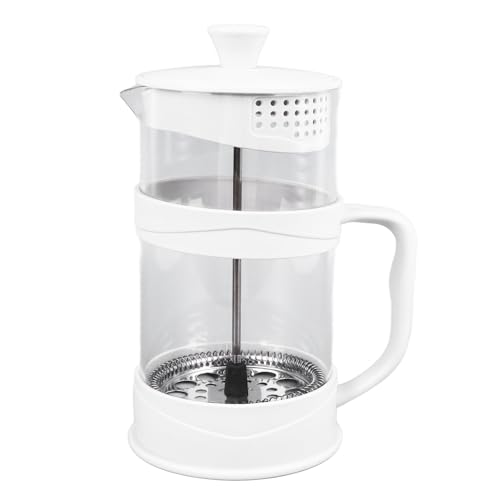 French Press Coffee Pot 1L Coffee Press Pot Double Layer Insulation French Press Coffee Maker Double Borosilicate Glass Cold Brew Tea Press Cafetiere Coffee Press