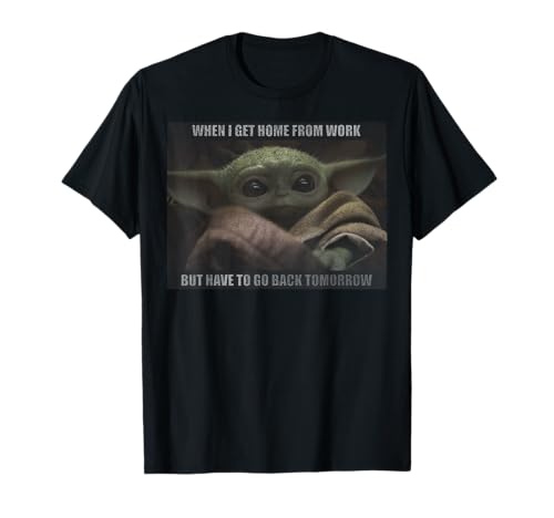 T-shirt Mandalorian The Child parfait pour l'humour au travail