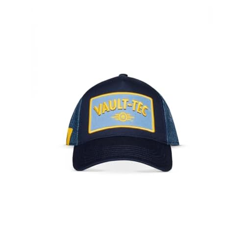 Fallout Vault-Tec Unisex Cap Blue Bethesda, Fan-Merch, Gaming, Geschenke Standard