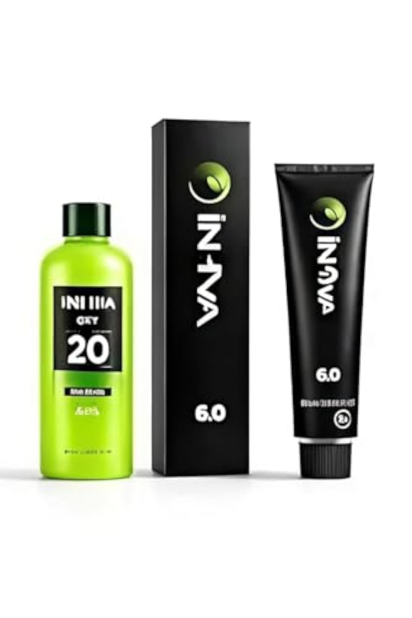 Professional Ammonia Free Hair Colour Cream No. 1 Black, 60g + Developer