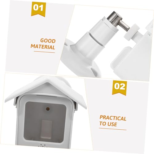 Funda de plástico resistente al agua para cam con parasol protector integrado 3