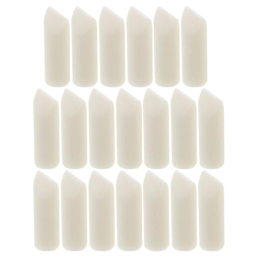 Artibetter 20 Pièces Pointes de Marqueurs de Peinture Rechargeables en Polyester Blanc, Compatibles Polyvalents pour Création Artistique et Activités Quotidiennes