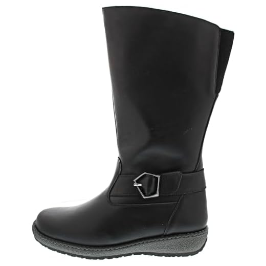 Waldläufer Hoja Langschaftstiefel Schwarz
